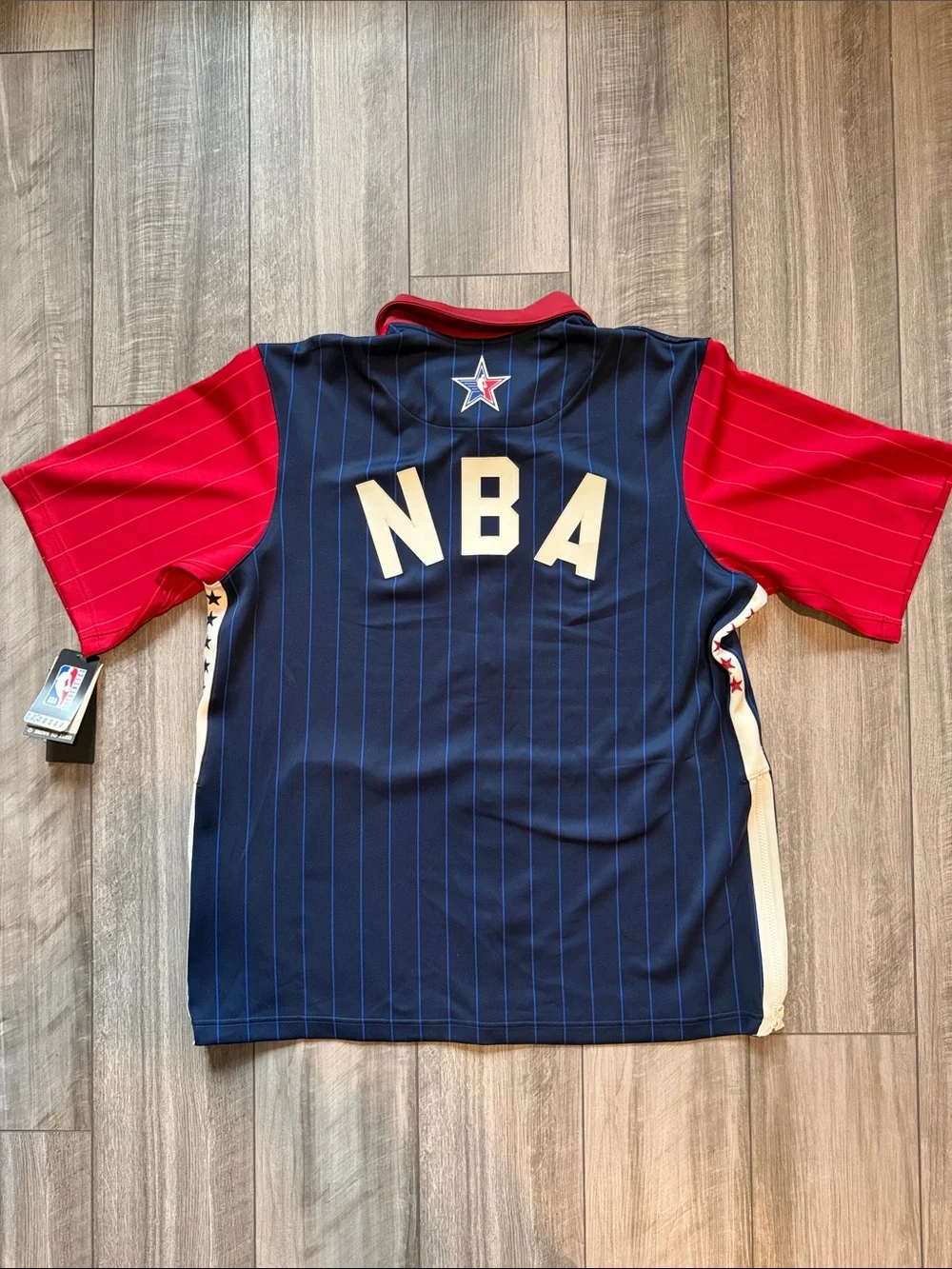 Men's Jordan 2024 NBA All-Star Game Short Sleeve Snap Jacket Shirt XL Tall
